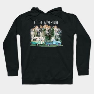 Let The Adventure Begin - Unique Creation For Travel And Discovery Enthusiasts Hoodie